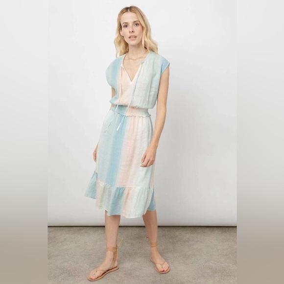 Rails Ashlyn Midi Dress in Sunset Gradient Size XS - Picture 1 of 8